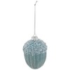 Northlight Glittered Mercury Glass Acorn Christmas Ornament - 4.5" - Blue - 4 of 4
