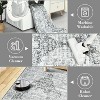 Oriental Machine Washable Rug, Vintage Area Rug Non-Slip Floor Carpet, Easy-Cleaning Rug for Bedroom Office Home Decor - 2 of 4