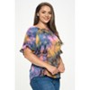 WEST K Women's Luciana Ruffle Sleeve Tie Neck Blouse - 2 of 4