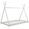Whisen Twin Size House Platform Bed with Triangle Tructure - 4 of 4