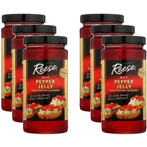 Reese Pepper Jelly Hot with Red Jalapeno - Case of 6 - 10oz - 1 of 3