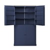 YOOCOZZ Freestanding Kitchen Pantry, Large Storage Cupboard, 2 Drawers, 2 Adjustable Shelves, 8 Door Shelves - Blue - 3 of 4