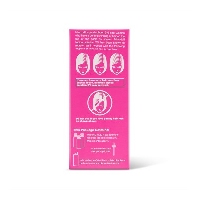 Hair Regrowth Treatment for Women - 2 fl oz each - up &#38; up&#8482;