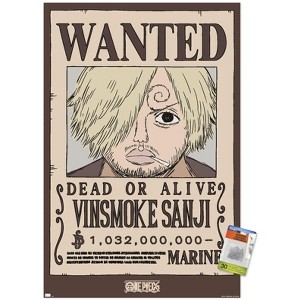 Trends International One Piece - Vinsmoke Sanji Wanted Poster Unframed Wall Poster Prints - 1 of 4
