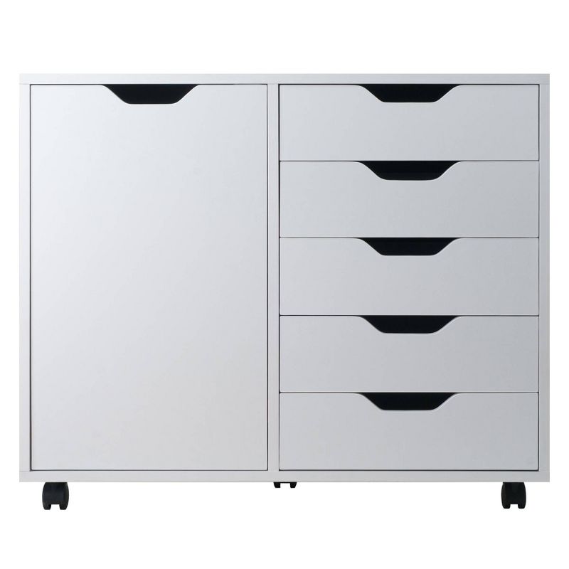 Halifax 5 Drawer 1 Side Cabinet - Winsome, 3 of 11