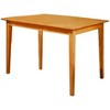 Kings Brand Furniture - Kurmer Rectangular Solid Wood Dining Room Kitchen Table, Natural Oak - 2 of 4