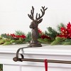 Transpac Iron Reindeer Stocking Holder Home Decorations Christmas - 2 of 3