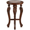 Design Toscano Four Caryatids Marble-Topped Hardwood Pedestal Table - 4 of 4