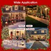 2Pcs Christmas Lighted Reindeer Decoration LED Pathway Stake Lights Battery Powered for Outdoor Garden Lawn Porch Front Door Patio Holiday Decor - 4 of 4