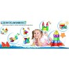60-Piece Magnetic Tiles Set, STEM Building Toys for Kids Ages 3+, Educational Magnetic Blocks for Creative & Learning Play - 3 of 4