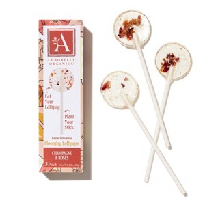 Amborella Organics Seed-Bearing Lollipop Champagne Roses: Grow Your Own Garden, Full Sun, Annual Cycle - 1 of 4