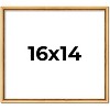 PosterPalooza | Classic Modern Gold Picture Frame - UV Acrylic, Backing Board, Hanging Hardware Included - 2 of 4