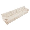 142" Chenille Modular 4-Seater Sectional Sofa - 4 of 4