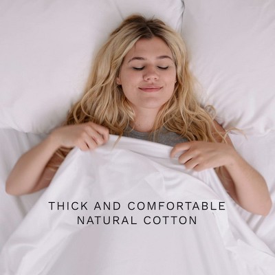 Light Grey Twin Deep Pocket Cotton Sheet Set