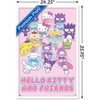 Trends International Hello Kitty and Friends: 24 Summer Fresh - Group Framed Wall Poster Prints - 3 of 4