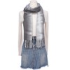 INSPIRE CHIC Women's Contrast Color Imitation Cashmere Ombre Fringe Soft Winter Warm Scarves 1Pc - 2 of 4