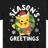 Boys' - Pokémon - Pikachu Seasons Greetings Short Sleeve Graphic T-Shirt - 2 of 4