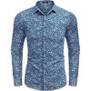 COOFANDY Men's Paisley Cotton Long Sleeve Shirt Floral Print Casual Retro Button Down Shirt S-XXL - 2 of 4