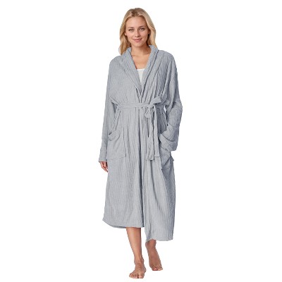 Tirrinia Women's Premium Chenille Bathrobe, Classic Comfy Soft Long Robe, Shawl Collar Women Matching Robes, Gift for Her