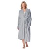 Tirrinia Women's Premium Chenille Bathrobe, Classic Comfy Soft Long Robe, Shawl Collar Women Matching Robes, Gift for Her - 3 of 4