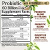 Probiotics 60 Billion CFU - Immune Support & Digestive Health Support, Non-GMO - 60 Capsules By Nature's Nutrition - 2 of 4
