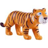 HABA Little Friends Tiger - 4" Chunky Plastic Zoo Animal Toy Figure