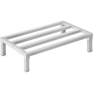 VEVOR Aluminum Dunnage Rack, 36” x 20” Commercial Food Floor Rack, 8” Off the Floor, 1800 lbs Capacity All-Welded Aluminum Storage Rack - 1 of 4