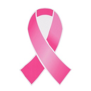 Fun Express Bulk 50 Pc. Pink Ribbon Cutouts - 1 of 2