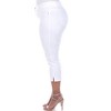 Women's Plus Size Capri Jeans - White Mark - 3 of 4