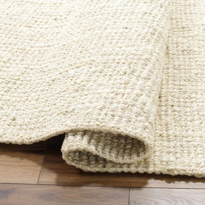 Handmade Beige Jute Rectangular Area Rug 6' x 9'