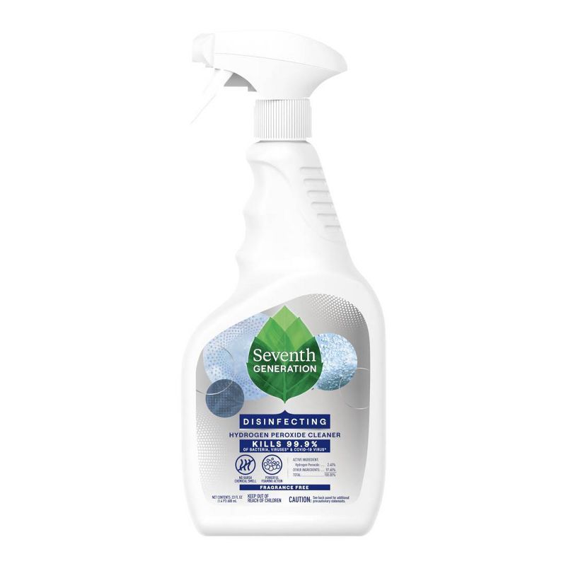 Seventh Generation Fragrance Free Disinfecting Cleaner with Hydrogen Peroxide &#8211; 23 fl oz, 3 of 7