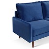 American Furniture Classics,69 Inch Wide Upholstered Two Cushion Sofa with Cambered Arms - 3 of 4