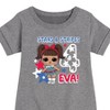 Girls' - LOL Surprise! - 4th of July Graphic Short Sleeve Fleece Dress - 2 of 4