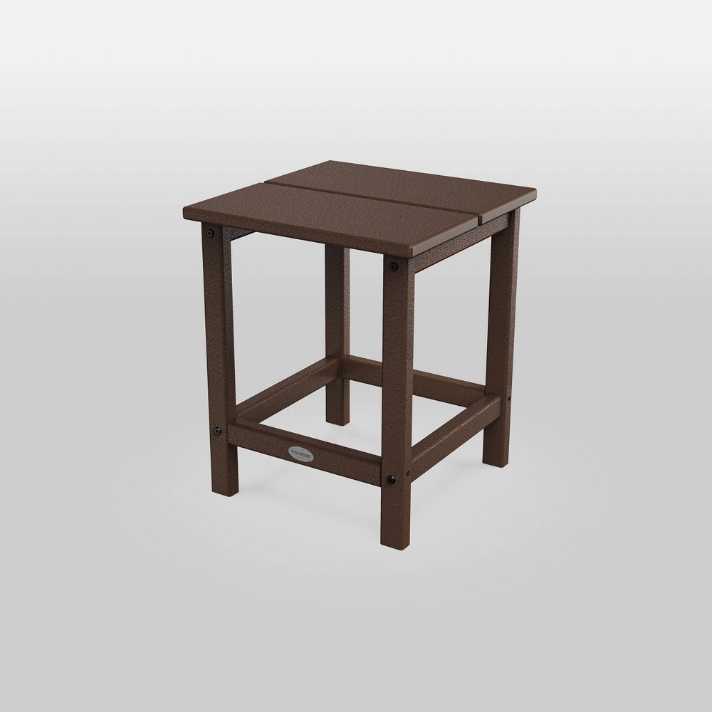Moore POLYWOOD Patio Side Table - Mahogany - Threshold™: Durable Weatherproof Outdoor Furniture