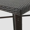 Dominica Square Wicker Bar Table - Brown - Christopher Knight Home - 4 of 4