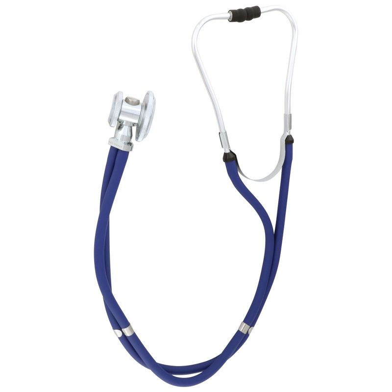 McKesson Adult Blue Pocket Reusable Aneroid / Stethoscope Set 2-Tubes 01-768-641-11ARBGM 1 per Box, 5 of 7