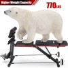 GIKPAL 7 Positions Adjustable Weight Bench,With Extended Headrest and Leg Extension,Foldable Workout Olympic Weight Bench, Maximum Weight 770 Lbs. - 3 of 4