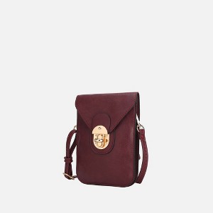 MKF Collection Kianna Medium Phone Crossbody Women's Vegan Leather Handbag by Mia K - 1 of 4