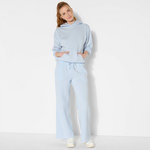 Women's Mid-Rise Wide Leg Sweatpants - Wild Fable™ - 1 of 3