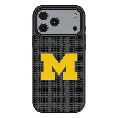 NCAA Big Ten Universities Text Backdrop MagSafe Compatible Cell Phone Case for Apple iPhone 17 Series