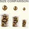 COZONY 34 Pcs Shatterproof Christmas Ball Ornament Set, Xmas Tree Hanging Decor for Holiday Wedding - 3 of 4