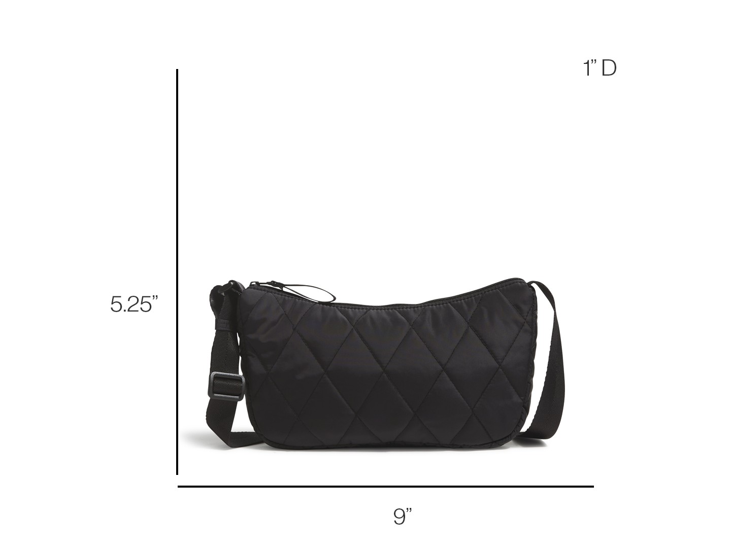 Женская сумка Vera Bradley Outlet Ultralight Sling Crossbody Bag Moonless Night — фото 3