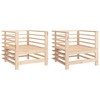 vidaXL Patio Chairs 2 pcs Solid Wood Pine - 2 of 4