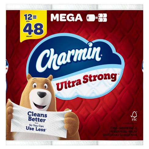 Premium Ultra Soft Toilet Paper - 12 Mega Rolls - Up & Up™ : Target