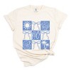 Simply Sage Market Nautical Checkered Coquette Garment Dyed Tee - 2 of 4