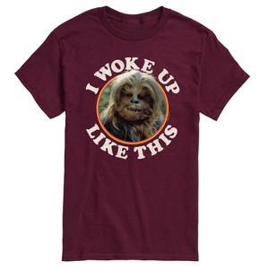 Men's - Star Wars - I Woke Up Like This Chewie Short Sleeve Graphic T-Shirt - 1 of 4