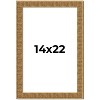 PosterPalooza | Sculpted Black Picture Frame - UV Acrylic, Foam Board Backing, Hanging Hardware - 2 of 4