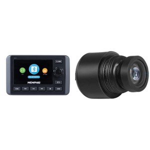 Memphis Audio SMC3 Marine Multi-Zone Media Center with Subwoofer Control, Bluetooth & MXCAM Waterproof Camera Bundle - 1 of 4