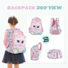 Generic Girls Backpack Cute Cat Backpack for Girls Kids - 4 of 4