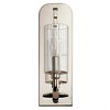 Kichler Lighting Kimrose 1 - Light Sconce in  Polished Nickel - 4 of 4